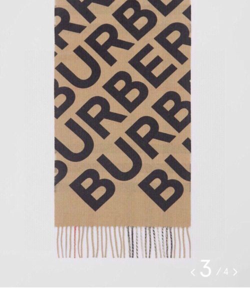 Burberry Contrast Check Cashmere Archive Beige Scarf 180cm/71in 