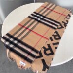 Burberry Contrast Check Cashmere Archive Beige Scarf 180cm/71in 