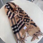 Burberry Contrast Check Cashmere Archive Beige Scarf 180cm/71in 