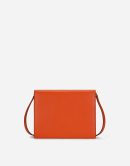 Calfskin DG Logo Bag Orange For Women BB7287AW57680244 - 20 Cm/ 7.8 Inches
