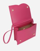 Calfskin DG Logo Bag Pink For Women BB7287AW57680441 - 20 Cm/ 7.8 Inches