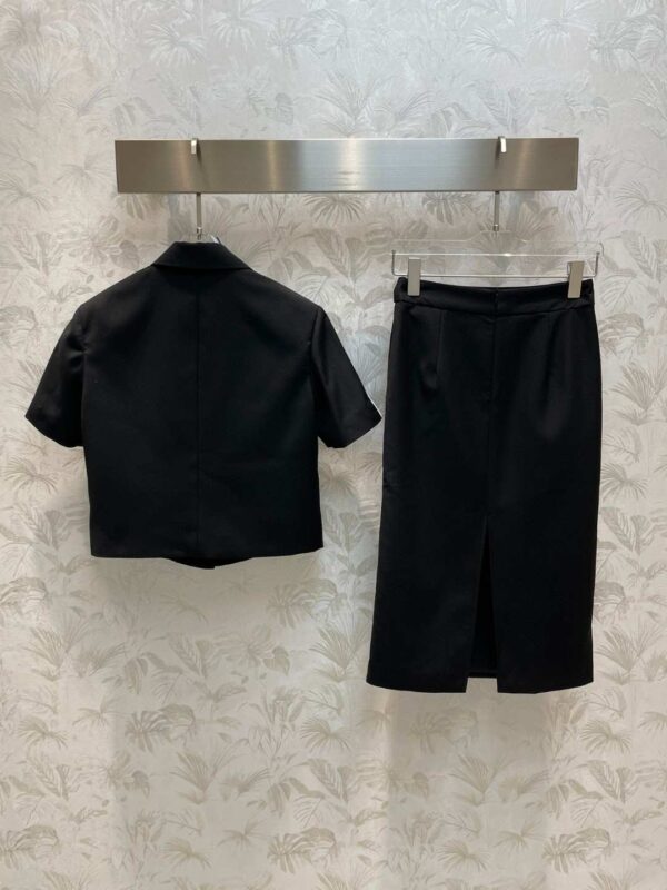 Cardigan Jacket And Skirt Black For Women
