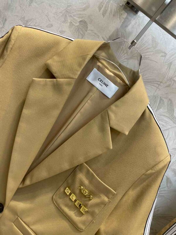 Cardigan Jacket And Skirt Brown For Women