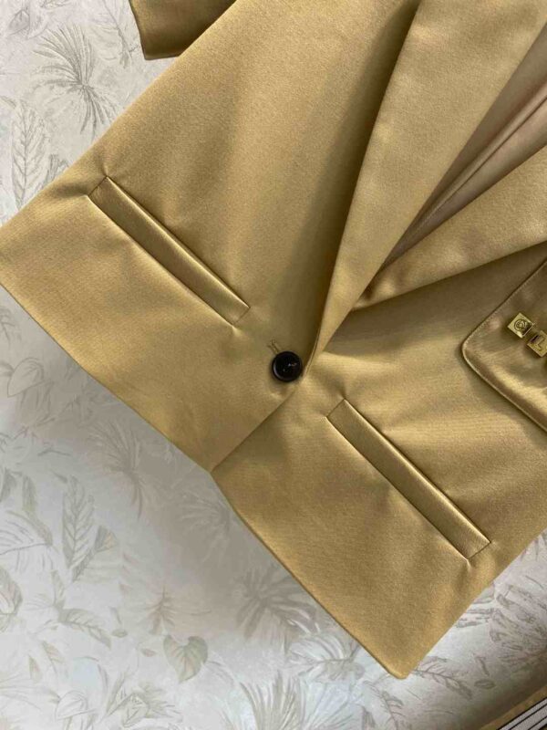 Cardigan Jacket And Skirt Brown For Women