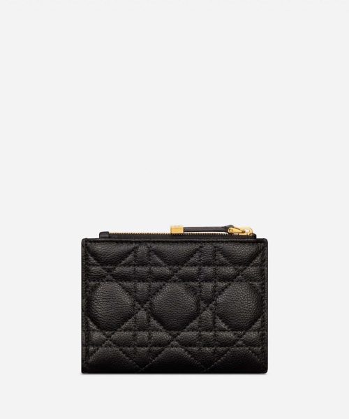 1:1 Replica Caro Dahlia Wallet Black For Women S5173UWHC_M900 11.5cm/4.5 inch