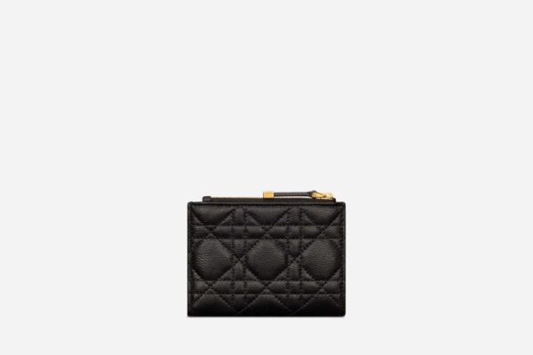 1:1 Replica Caro Dahlia Wallet Black For Women S5173UWHC_M900 11.5cm/4.5 inch