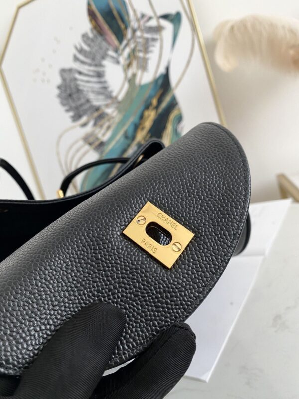[REP 1:1] Caviar Triple CC Backpack Black For Women 13.4in / 34cm