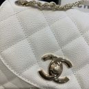 [REP 1:1] Caviar Vintage Duma Backpack Black/White/Red For Women 9.5in / 24cm AS1371