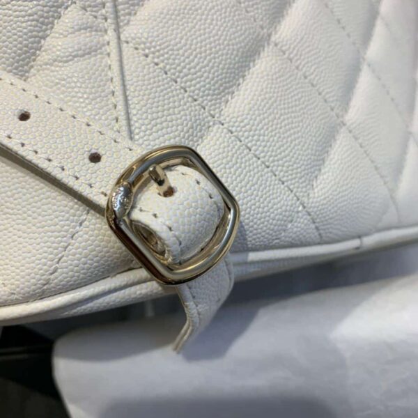 [REP 1:1] Caviar Vintage Duma Backpack Black/White/Red For Women 9.5in / 24cm AS1371