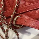 [REP 1:1] Caviar Vintage Duma Backpack Black/White/Red For Women 9.5in / 24cm AS1371