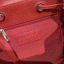 [REP 1:1] Caviar Vintage Duma Backpack Black/White/Red For Women 9.5in / 24cm AS1371