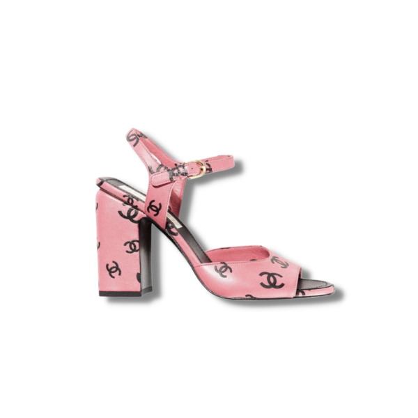 CC 100mm Heeled Sandal Pink For Women