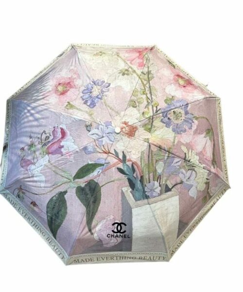 CC Flower Folding Umbrella Pink