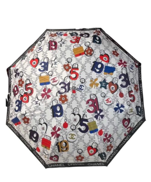 CC Folding Umbrella Travel White