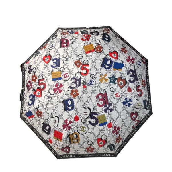 CC Folding Umbrella Travel White