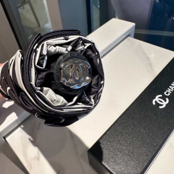 CC Folding Umbrella With Designer Compact Black