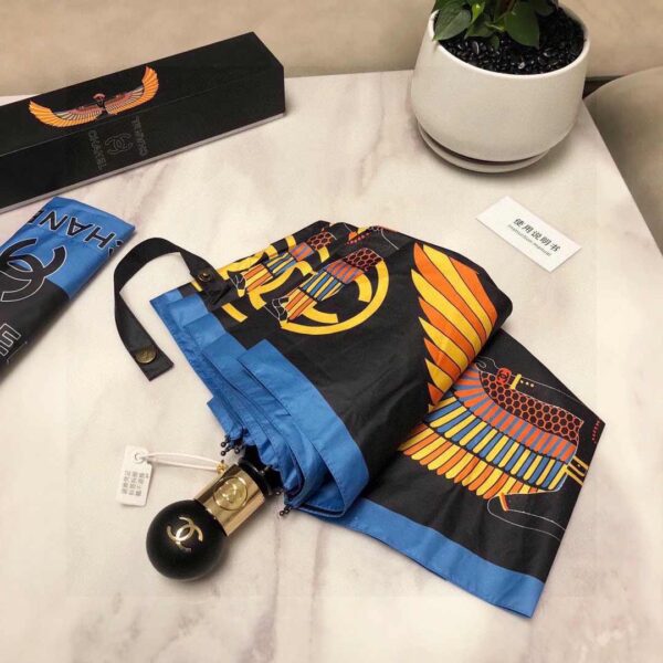 CC Folding Umbrella With Egyptian Black