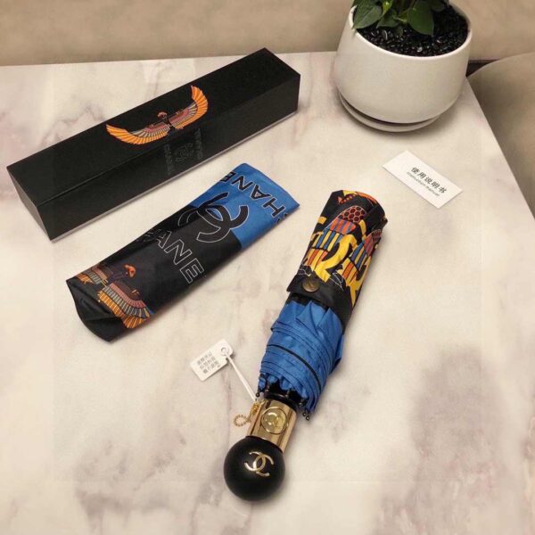 CC Folding Umbrella With Egyptian Black