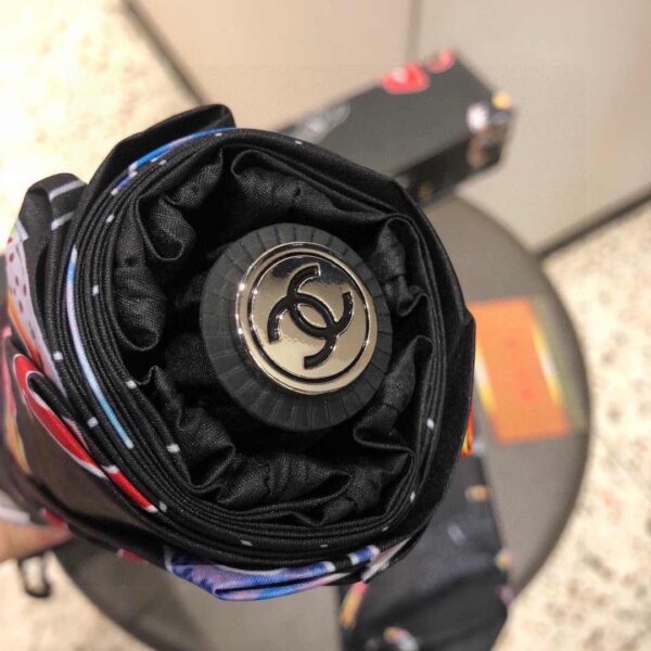 CC Folding Umbrella With Make Up Black