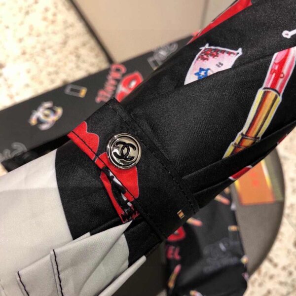 CC Folding Umbrella With Make Up Black