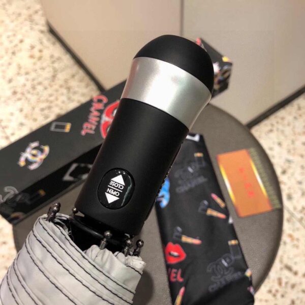 CC Folding Umbrella With Make Up Black