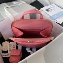 [REP 1:1] CC Rucksack Backpack Black/White/Pink/ Steel Blue For Women 7.1in / 18cm AS3332