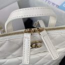 [REP 1:1] CC Rucksack Backpack Black/White/Pink/ Steel Blue For Women 7.1in / 18cm AS3332