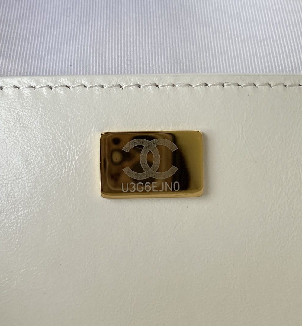 [REP 1:1] CC Rucksack Backpack Black/White/Pink/ Steel Blue For Women 7.1in / 18cm AS3332