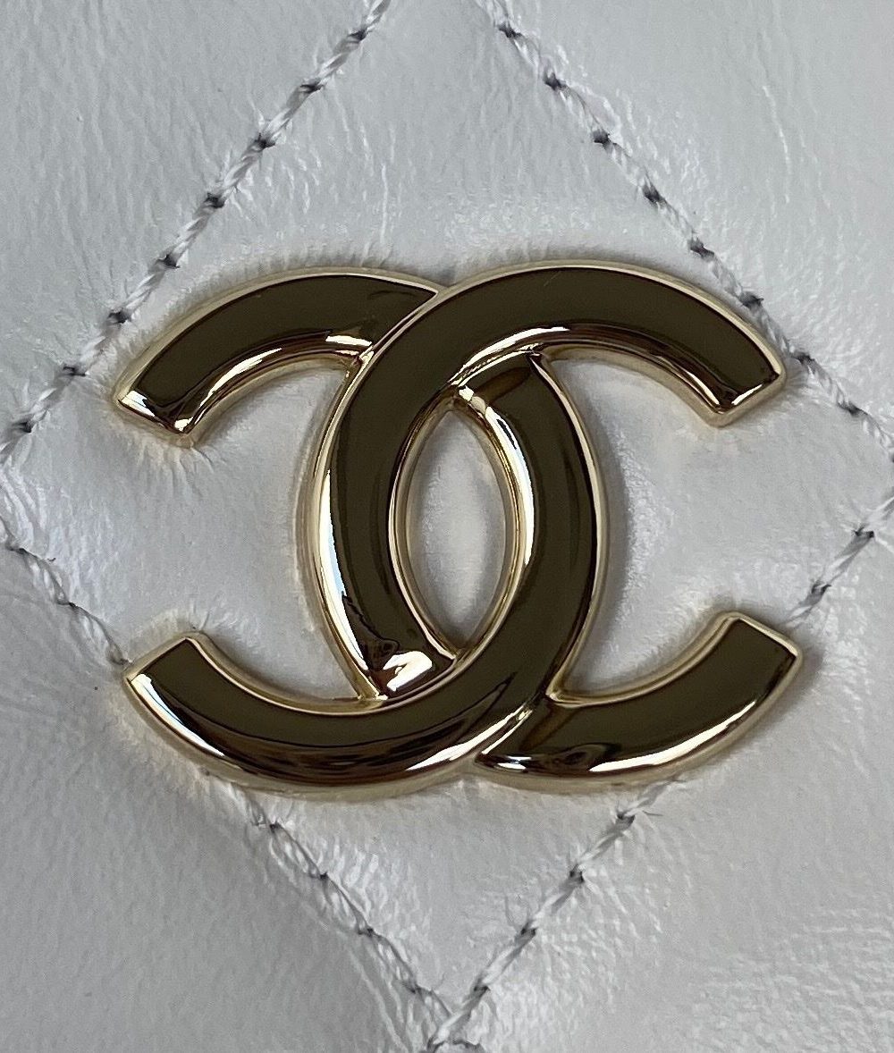 [REP 1:1] CC Rucksack Backpack Black/White/Pink/ Steel Blue For Women 7.1in / 18cm AS3332