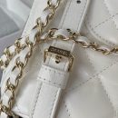 [REP 1:1] CC Rucksack Backpack Black/White/Pink/ Steel Blue For Women 7.1in / 18cm AS3332