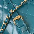 [REP 1:1] CC Rucksack Backpack Black/White/Pink/ Steel Blue For Women 7.1in / 18cm AS3332