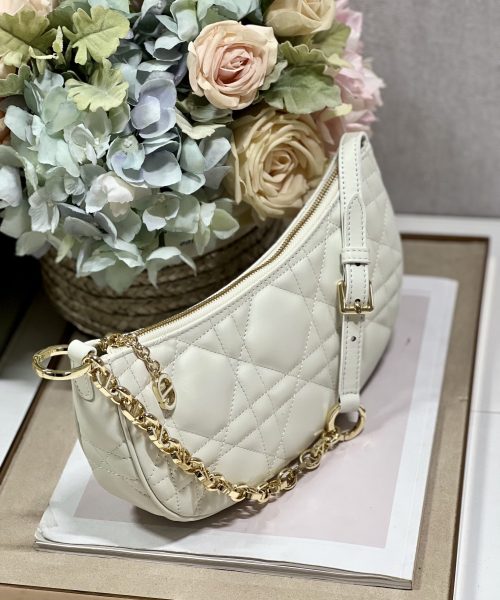 1:1 Replica Cd Lounge Bag Black/White For Women in/ 26cm M22626FBE_M900