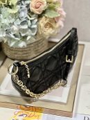 1:1 Replica Cd Lounge Bag Black/White For Women in/ 26cm M22626FBE_M900