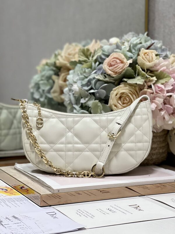 1:1 Replica Cd Lounge Bag Black/White For Women in/ 26cm M22626FBE_M900