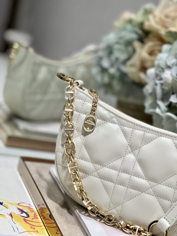 1:1 Replica Cd Lounge Bag Black/White For Women in/ 26cm M22626FBE_M900