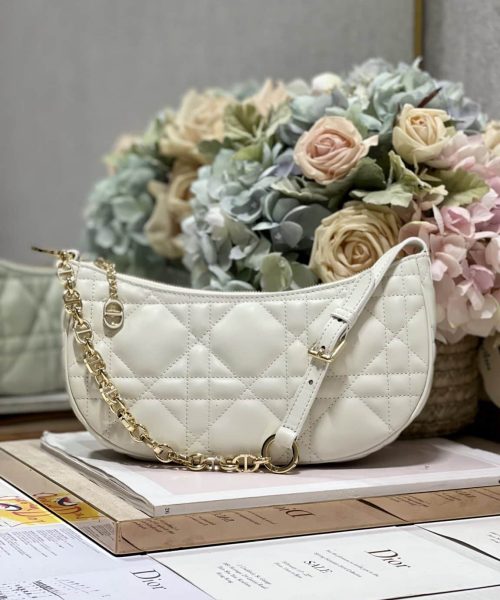 1:1 Replica Cd Lounge Bag Black/White For Women in/ 26cm M22626FBE_M900