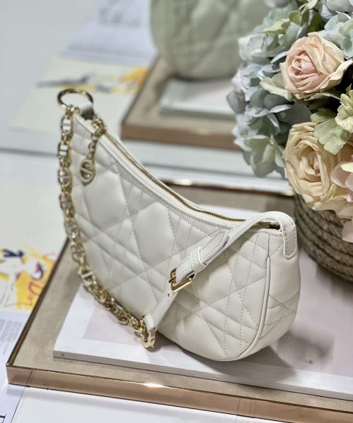 1:1 Replica Cd Lounge Bag Black/White For Women in/ 26cm M22626FBE_M900