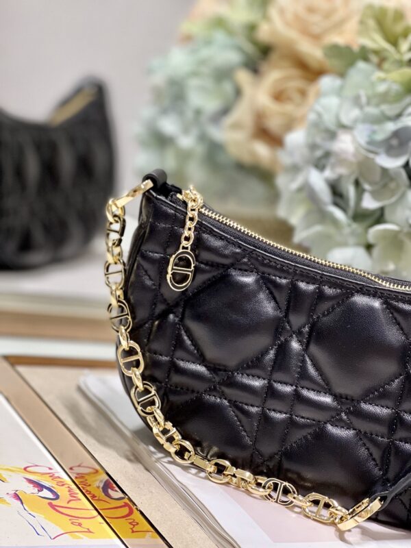1:1 Replica Cd Lounge Bag Black/White For Women in/ 26cm M22626FBE_M900