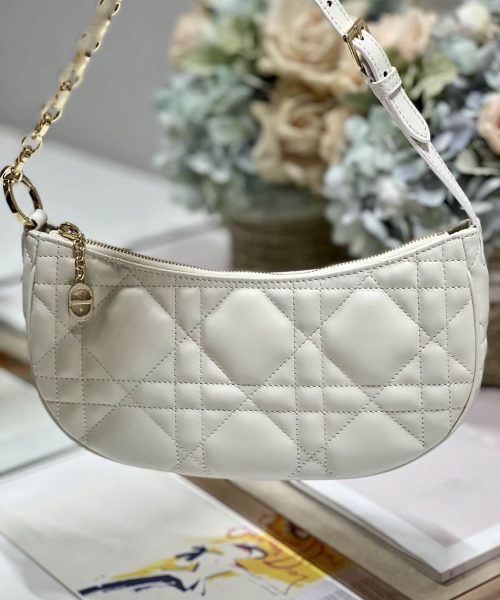 1:1 Replica Cd Lounge Bag Black/White For Women in/ 26cm M22626FBE_M900