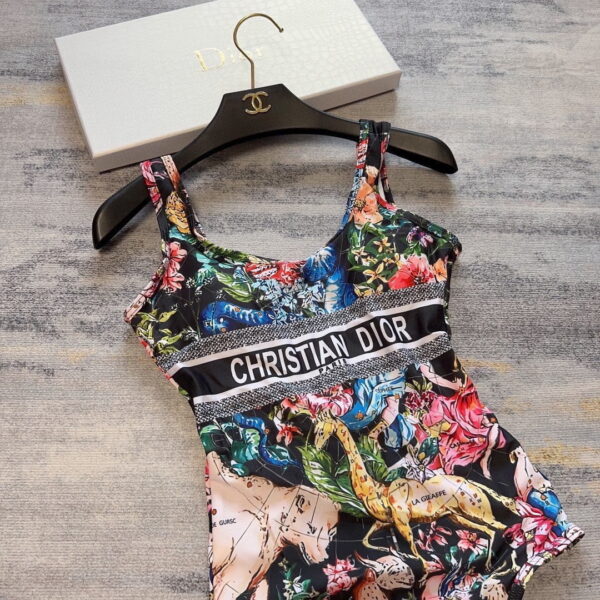 CD One-Piece Swimsuit Multicolor For Women