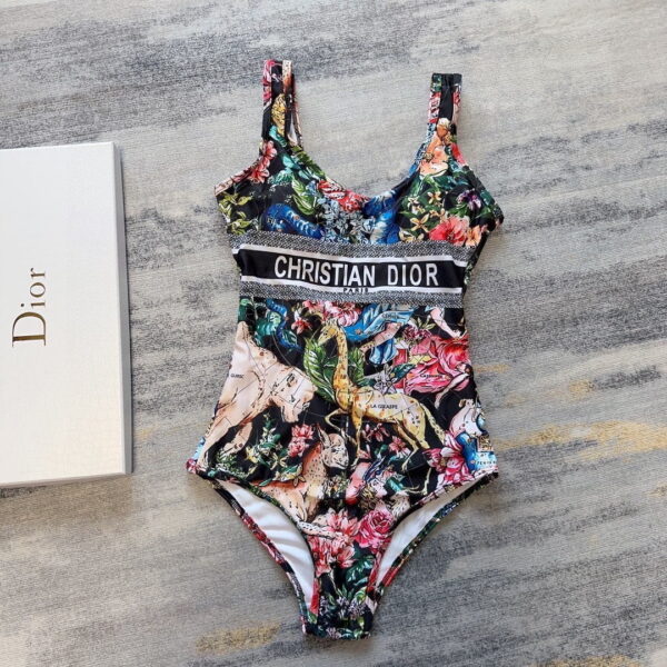 CD One-Piece Swimsuit Multicolor For Women
