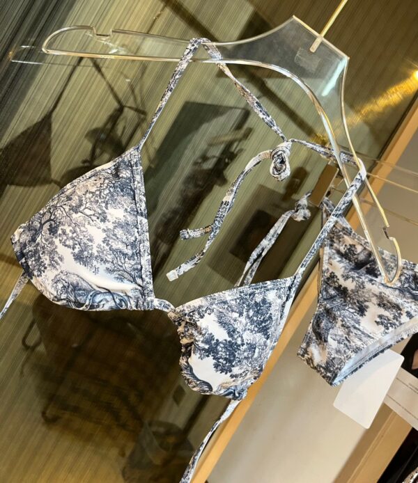 CD Two-Piece Swimsuit Dark Blue For Women