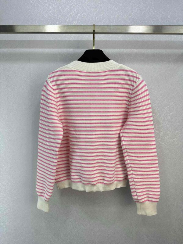 CD Wool Jacket Pink And White For Women