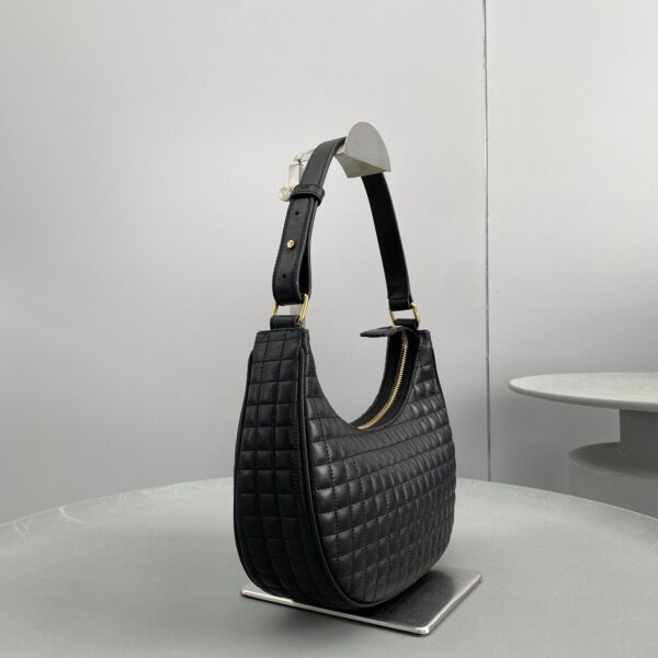 1:1 Replica Celine Ava Bag Black For Women 9in/23.5cm
