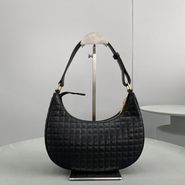 1:1 Replica Celine Ava Bag Black For Women 9in/23.5cm
