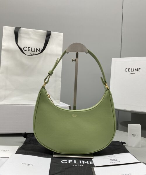1:1 Replica Celine Ava Bag Green For Women 9in/23.5cm