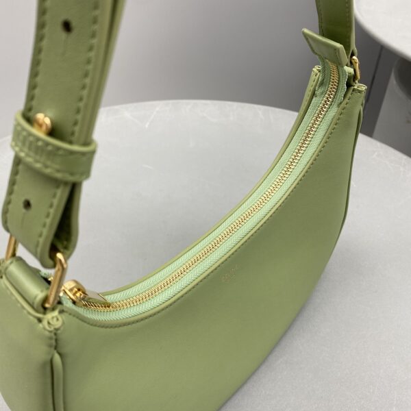 1:1 Replica Celine Ava Bag Green For Women 9in/23.5cm