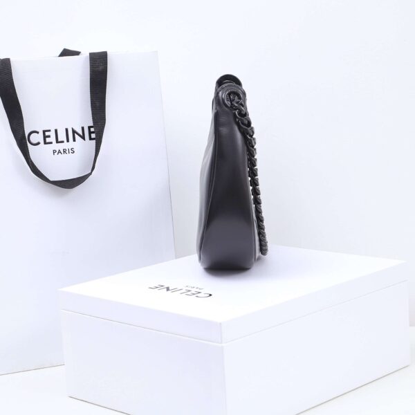 1:1 Replica Celine Ava Bag In Smooth Black For Women 9.8in/25cm