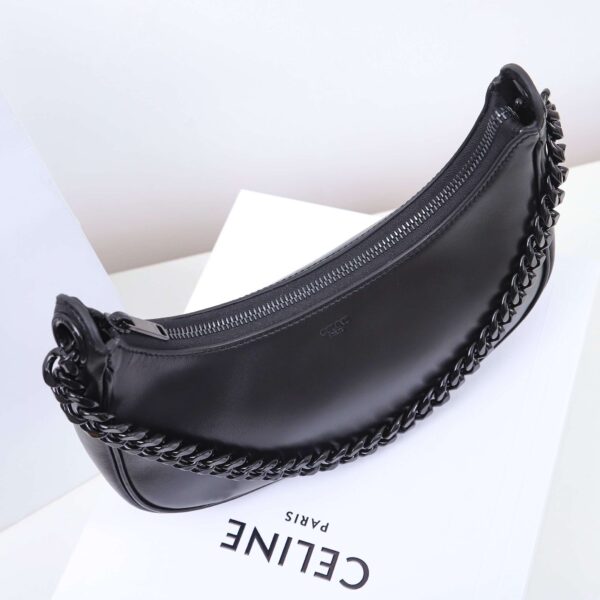 1:1 Replica Celine Ava Bag In Smooth Black For Women 9.8in/25cm