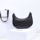 1:1 Replica Celine Ava Bag In Smooth Black For Women 9.8in/25cm